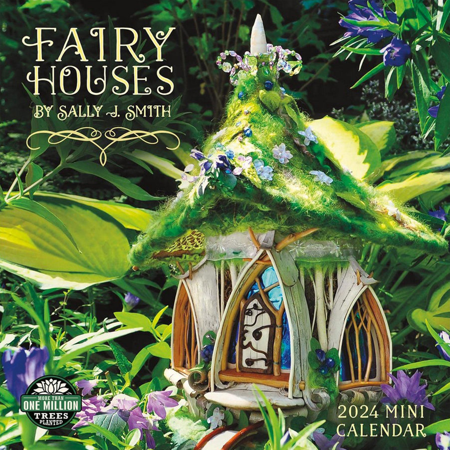 2024 Fairy Houses mini calendar cover by Sally J Smith